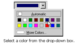 Choose a color for your background.      